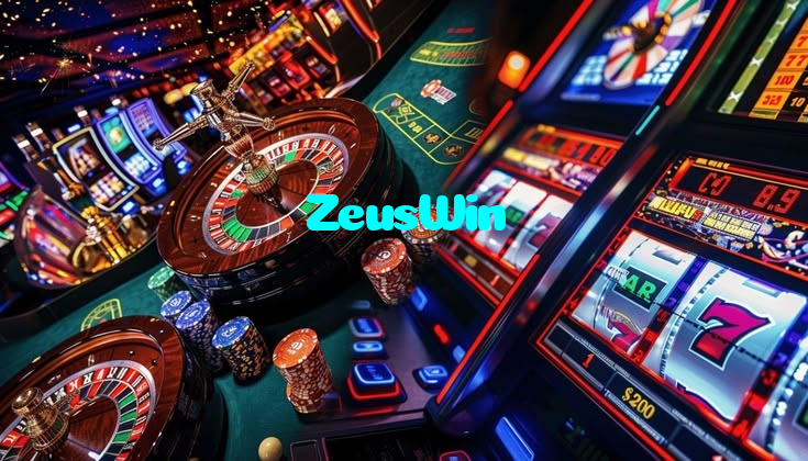 ZeusWin casino presented on mobile device in Pakistan with slots and live games